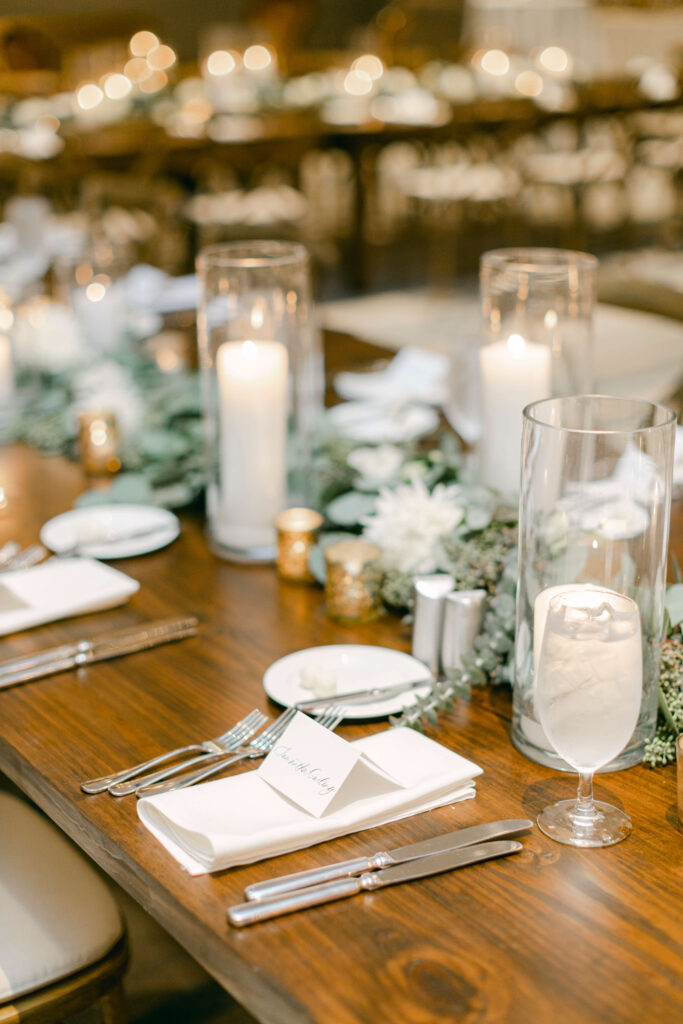 A table setting at Westin Savannah. 